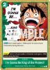 One Piece Card - P-024 - I'm Gonna Be King of the Pirates!! [Promo]