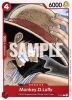 One Piece Card - P-022 - Monkey.D.Luffy (One Piece Film Red) [Promo]