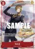 One Piece Card - ST01-004 - Sanji (Offline Regional 2023) [Participant] [Promo]
