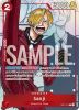 One Piece Card - OP01-013 - Sanji - OP01-013 (Alternate Art) [Promo]
