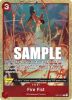 One Piece Card - OP03-018 - Fire Fist (Alternate Art) [Rare]