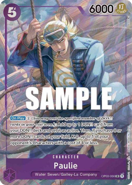 op03 rare cards ONE PIECE CARD GAME SP OP03-092 SR Rob Lucci One Piece Card Game Gin