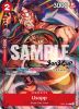 One Piece Card - OP01-004 - Usopp (3-on-3 Cup) [Participant] [Rare]