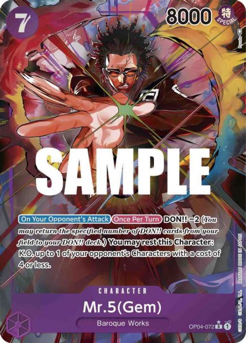 op04 rare cards One Piece Card - OP04-072 051 Release Date Sanji Super Rare OP04-104 MINT!