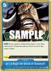 One Piece Card - OP05-059 - Let Us Begin the World of Violence!! [Uncommon] [1st Anniversary Tournam