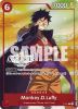 One Piece Card - P-001 - Monkey.D.Luffy (001) (Online Regional 2024 Vol. 2) [Participant] [Promo]