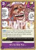 One Piece Card - OP08-076 - It's to Die For [Uncommon] [Pre-Release Version]