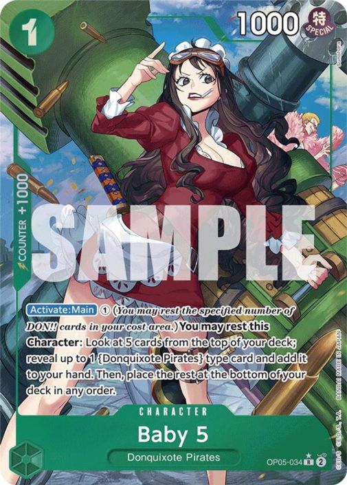 op05 rare cards OP05-019 R JAP Fire Fist Event Card Graded by One Piece Card - OP05-034