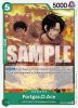 One Piece Card - OP09-035 - Portgas.D.Ace [Uncommon] [2nd Anniversary Tournament Version]