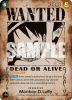 One Piece Card - OP13-118 - Monkey.D.Luffy (118) (Wanted Poster) [Secret Rare]