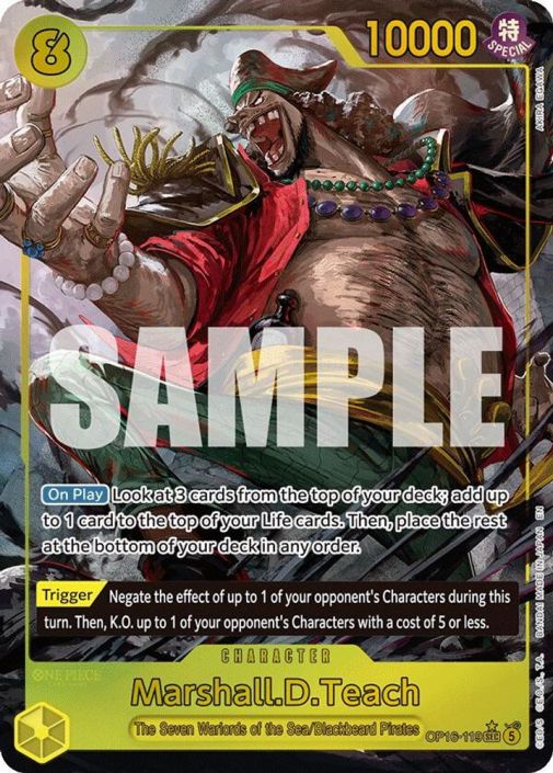 secret rare one piece card - EB03-018 OP03-123 SEC JAP Charlotte Katakuri