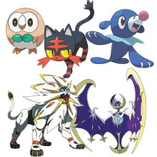 Solgaleo & Lunala Pokémon Pins (2-Pack)
