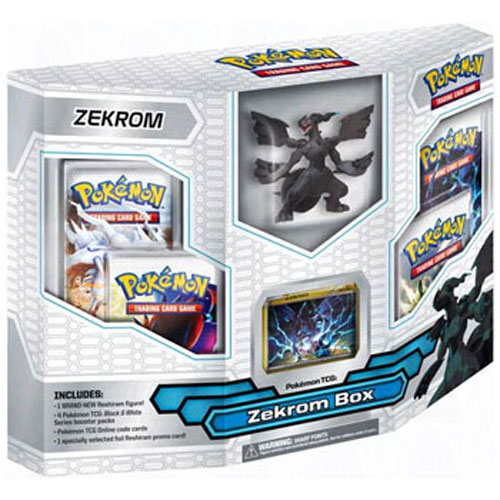 Pokemon Cards Black & White ZEKROM BOX (4 Boosters, 1 Promo Holo