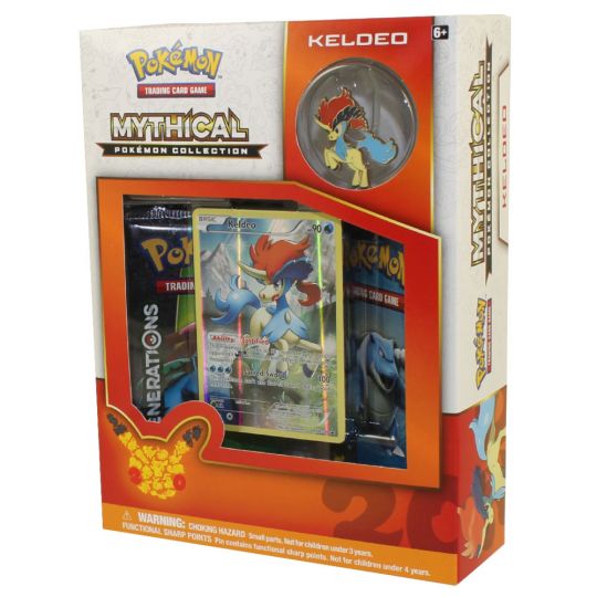 Pokemon Cards - Mythical Pokemon Collection - KELDEO (2 Packs, 1 Foil & 1  Pin) (New): Sell2BBNovelties.com: Sell TY Beanie Babies, Action Figures,  Barbies, Cards & Toys selling online