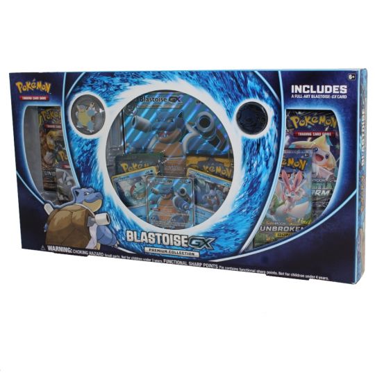 Pokemon Cards - BLASTOISE-GX BOX (Foils, Pin, Coin & Booster Packs) (New):  Sell2BBNovelties.com: Sell TY Beanie Babies, Action Figures, Barbies, Cards  & Toys selling online