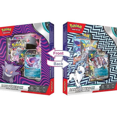 Pokemon Cards - DARK POWERS EX SPECIAL COLLECTION [2 Foils, 5 Booster Packs,  1 Oversize Foil] (New): Sell2BBNovelties.com: Sell TY Beanie Babies, Action  Figures, Barbies, Cards & Toys selling online