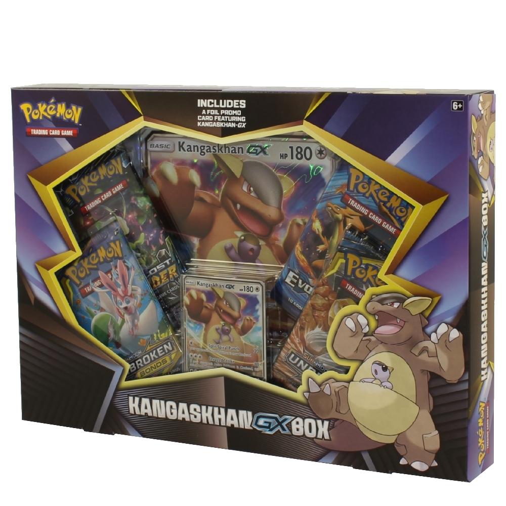 Pokemon Cards - KANGASKHAN-GX BOX (1 Foil, 1 Jumbo Foil, 4 packs) (New):  : Sell TY Beanie Babies, Action Figures, Barbies, Cards  & Toys selling online