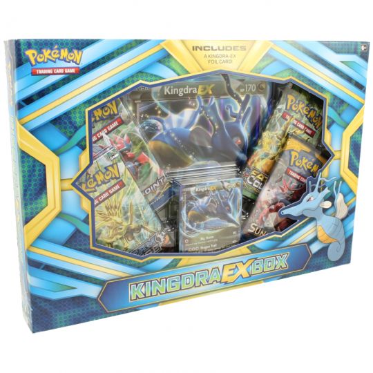 Pokemon Cards - KINGDRA EX BOX (1 Holo, 1 Jumbo Holo, 4 Boosters) (New):  Sell2BBNovelties.com: Sell TY Beanie Babies, Action Figures, Barbies, Cards  & Toys selling online