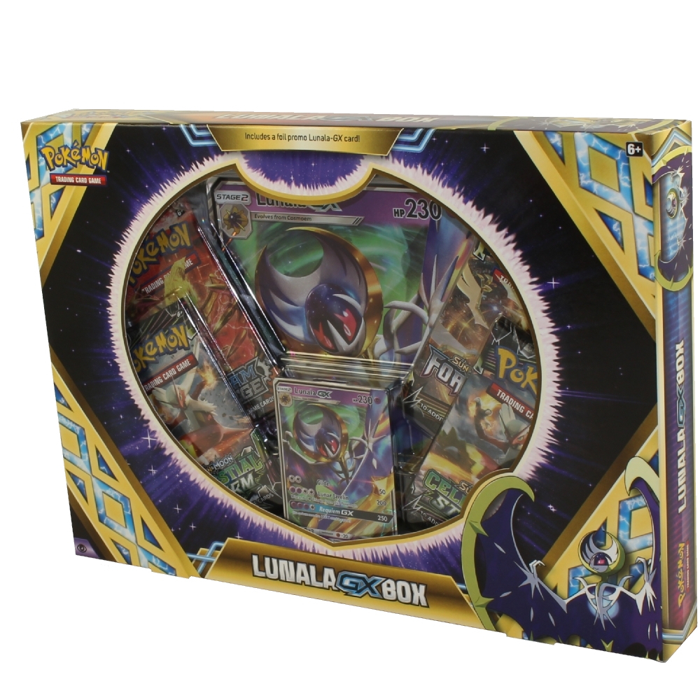Pokemon Cards - LUNALA-GX BOX (1 Foil, 1 Jumbo Foil, 4 packs) (New):  Sell2BBNovelties.com: Sell TY Beanie Babies, Action Figures, Barbies, Cards  & Toys selling online