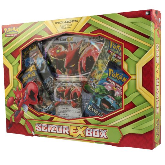 pokemon trading card game scizor ex box Scizor EX Collection Box – Loose Packs Trading Co main image 0