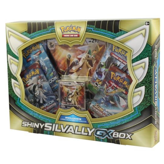 Pokemon Cards - SHINY SILVALLY GX BOX (4 Packs, 1 Foil & 1 Oversize Foil) (New): Sell2BBNovelties.com: Sell TY Beanie Babies, Action Figures, Barbies, Cards & Toys selling online Pokemon Cards - SHINY SILVALLY GX BOX (4 Packs, 1 Foil & 1 Oversize Foil) (New): Sell2BBNovelties.com: Sell TY Beanie Babies, Action Figures, Barbies, Cards & Toys selling online