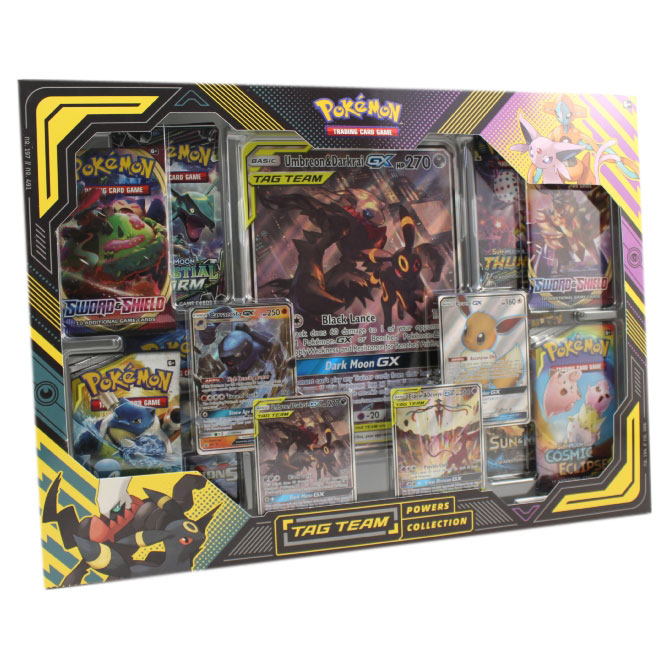 Pokemon Cards - TAG TEAM POWERS COLLECTION - UMBREON & DARKRAI-GX (8 Packs,  5 Foils & More) (New): Sell2BBNovelties.com: Sell TY Beanie Babies, Action  Figures, Barbies, Cards & Toys selling online