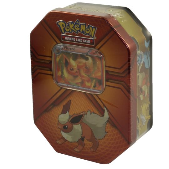Pokemon Trading Card Game - Triple Effect Collectible Tin - FLAREON (3  packs & 1 special foil) (New): Sell2BBNovelties.com: Sell TY Beanie Babies,  Action Figures, Barbies, Cards & Toys selling online