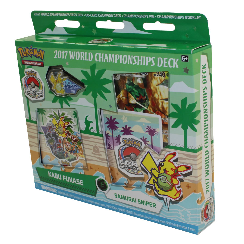  Pokemon 2017 WORLD CHAMPIONSHIP DECKS - BUNDLE OF 4 : Toys &  Games