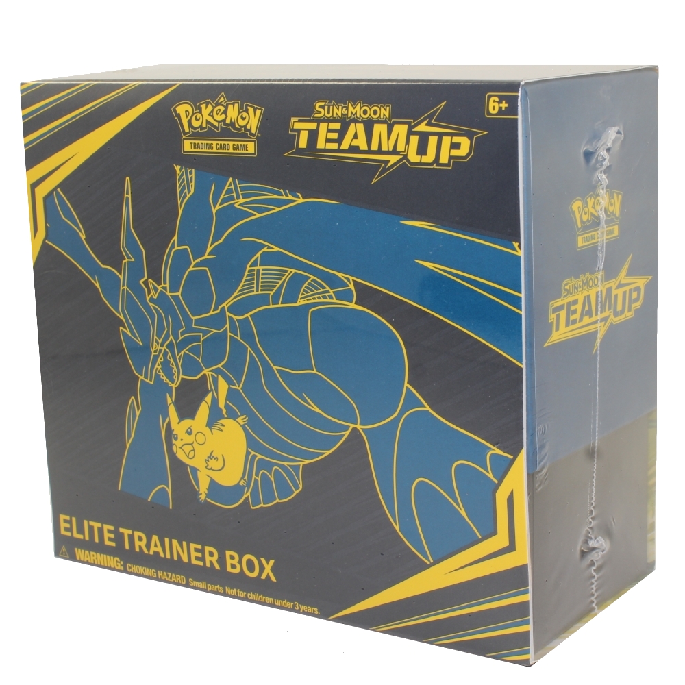 Pokemon Cards - Sun & Moon Team Up Elite Trainer Box - PIKACHU & ZEKROM-GX  (Packs, Sleeves & More) (: Sell2BBNovelties.com: Sell TY Beanie Babies,  Action Figures, Barbies, Cards & Toys selling