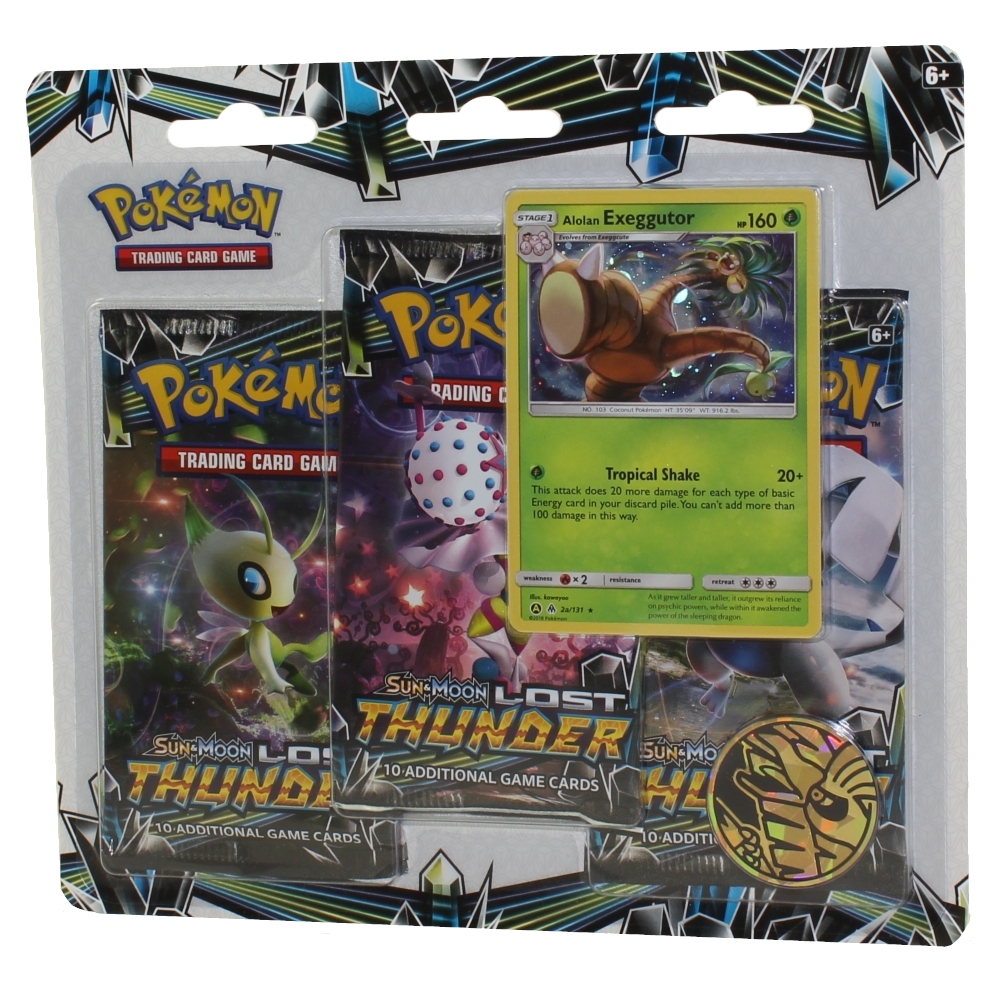 pokemon lost thunder 3 card pack S&M Lost Thunder - 3 Card main image 0