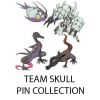 Pokemon Cards - TEAM SKULL PIN COLLECTION (1 Figure, 1 Foil, 4 Packs) (New)