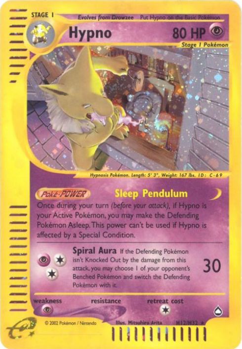 Pokemon Card - Aquapolis H12/H32 - HYPNO (holo-foil) (Mint): Sell2BBNovelties.com: Sell TY Beanie Babies, Action Figures, Barbies, Cards & Toys selling online Pokemon Card - Aquapolis H12/H32 - HYPNO (holo-foil) (Mint): Sell2BBNovelties.com: Sell TY Beanie Babies, Action Figures, Barbies, Cards & Toys selling online