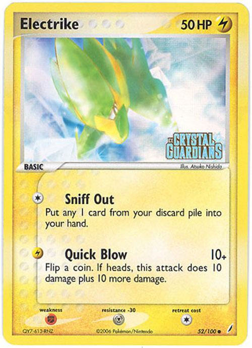 pokemon card electrike Japanese 037/063 sv9a C TCG ToysOneJapan this attack does 10 damage plus 20 more damage Electrike | XYPrimal Clash |