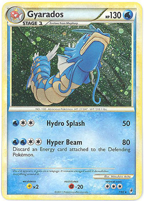 gyarados holographic card Gyarados - Pokemon GO [HOLO]