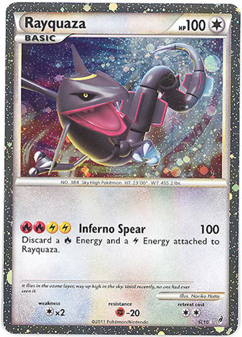 Pokemon Card - Call of Legends SL10 - RAYQUAZA (holo-foil) (Mint) Pokemon Card - Call of Legends SL10 - RAYQUAZA (holo-foil) (Mint)