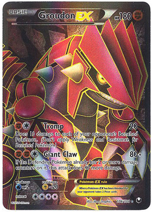 pokemon groudon card price - Groudon-EX (XY42) - XY Black Star Promos - Holo : Buy Online at Best in KSA Colorless Retreat Cost Pokemon Card - B&W: Dark