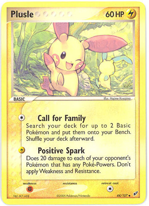 Pokemon Card - Deoxys 44/107 - PLUSLE (uncommon) (Mint) Pokemon Card - Deoxys 44/107 - PLUSLE (uncommon) (Mint)