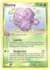 Pokemon Card - Deoxys 51/107 - WEEZING (uncommon) (Mint)