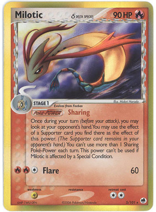 milotic pokemon card value Amazon.com: Pokemon - Milotic ex 217/191 main image 1
