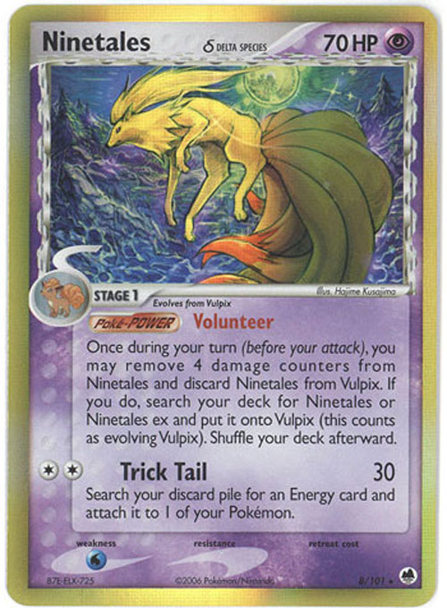 holographic ninetales card Ninetales 17/110 Holo Rare Reverse Holo Legendary Collection Pokemon C