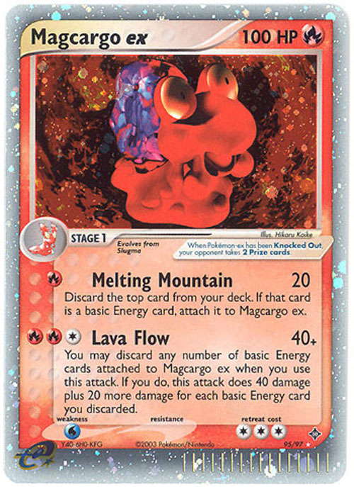 pokemon magcargo card Magcargo (035/264) [Sword & Shield: Fusion Strike] Moderately Played