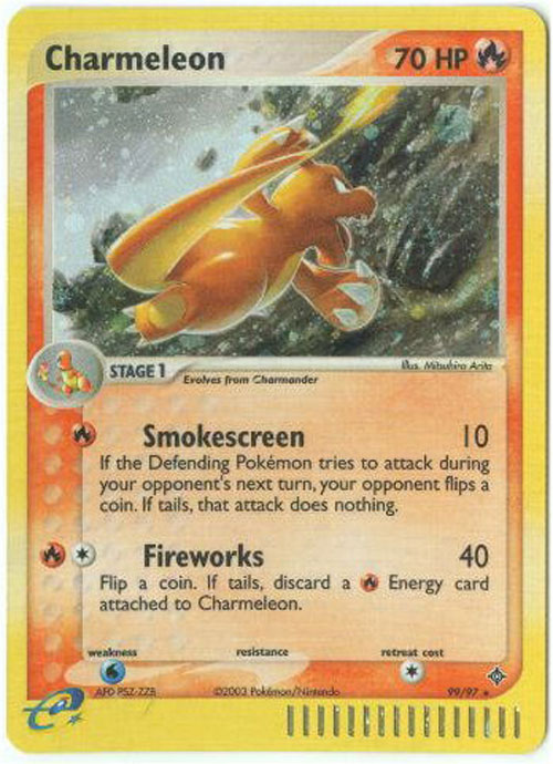 Pokemon Card - Dragon 99/97 - CHARMELEON (holo-foil) (Mint)