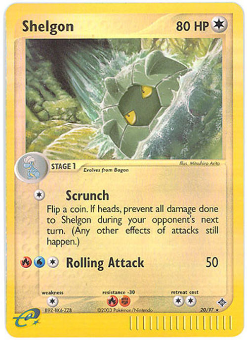 pokemon shelgon card PSA 9 main image 1