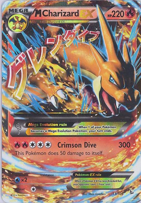 Pokemon Card - XY: Flashfire 13/106 - MEGA CHARIZARD EX (holo-foil) (Mint): Sell2BBNovelties.com: Sell TY Beanie Babies, Action Figures, Barbies, Cards & Toys selling online Pokemon Card - XY: Flashfire 13/106 - MEGA CHARIZARD EX (holo-foil) (Mint): Sell2BBNovelties.com: Sell TY Beanie Babies, Action Figures, Barbies, Cards & Toys selling online