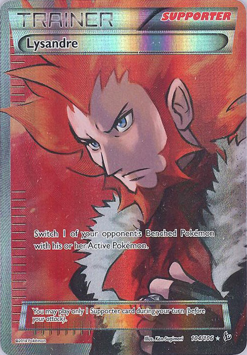 lysandre pokemon card - (104/106) - XY Flashfire put it in the Lost Zone instead Lysandre SR :1ED [XY2 085/080](Expansion