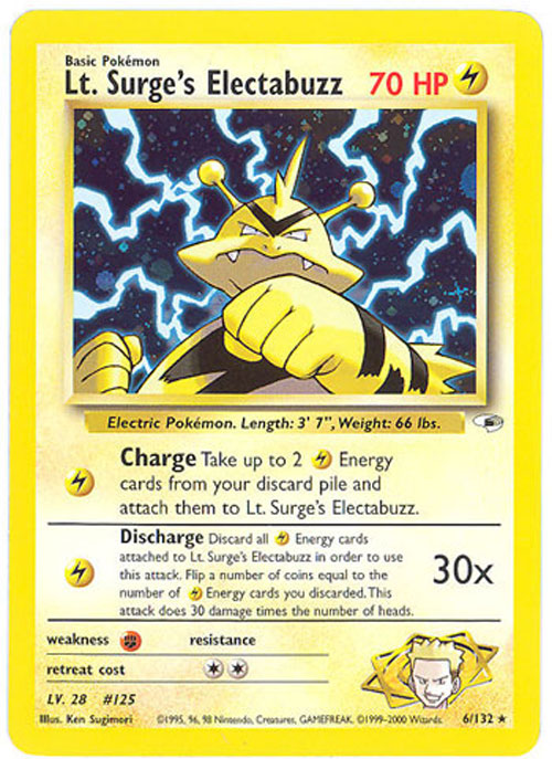 FREE POSTAGE Pokemon cards Gym Heroes //132 Single cards
