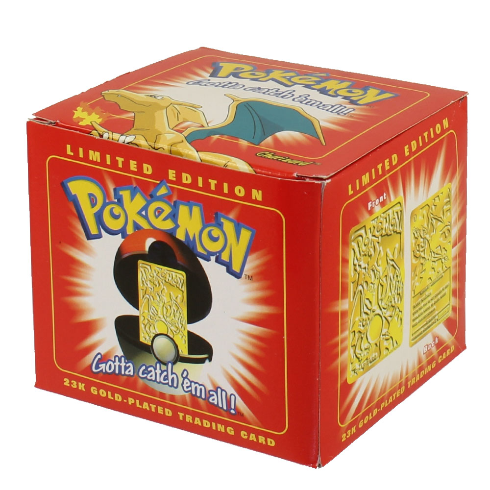 pokemon gold plated trading cards