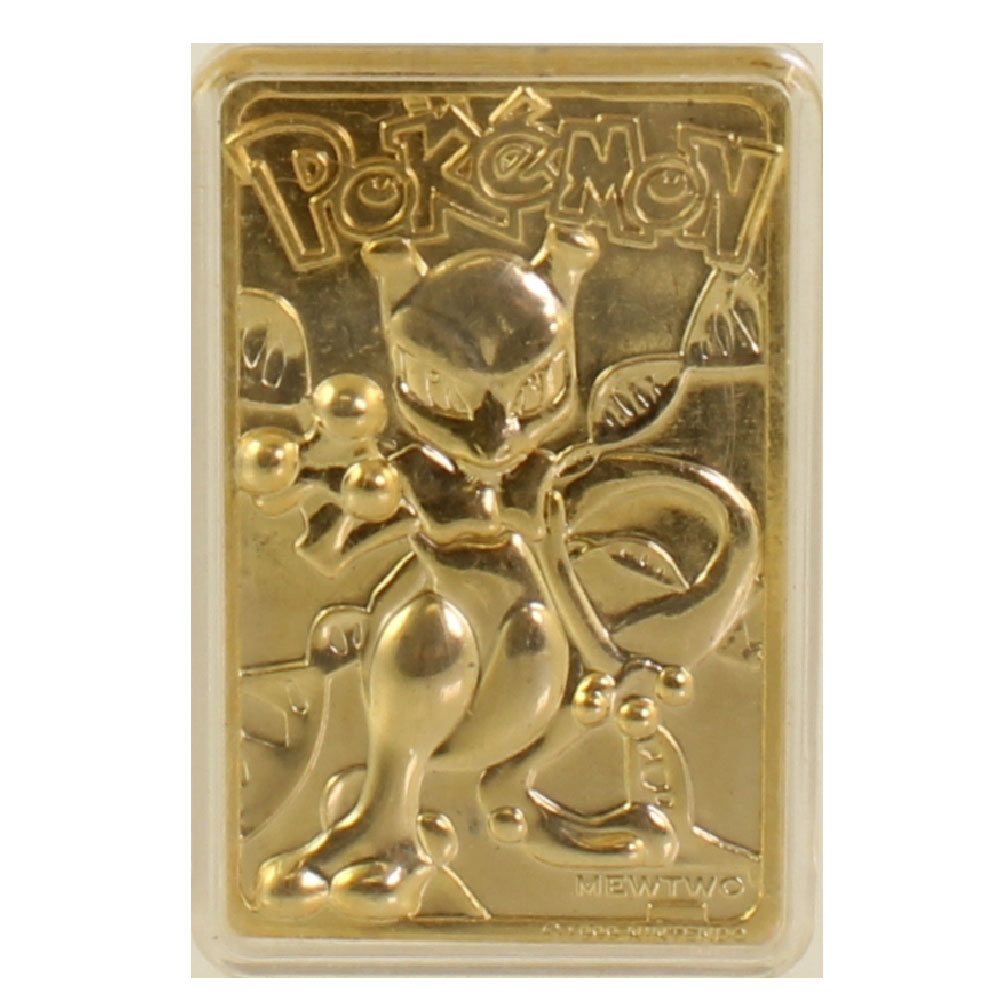 Pokemon Toys Burger King Gold Plated Trading Card MEWTWO 150 Gold pokemon-toys-burger-king-gold-plated-trading-card-mewtwo-150-gold