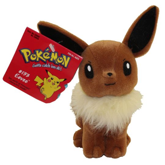 Pokemon Hasbro Plush EEVEE 133 6 inch Mint
