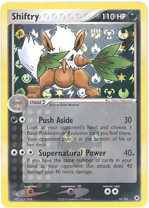 Pokemon Card - Hidden Legends 14/101 - SHIFTRY (holo-foil) (Mint ...